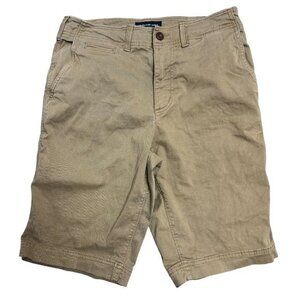 American‎ Eagle Mens Size 30 Beige Extreme Flex Longer Length Shorts